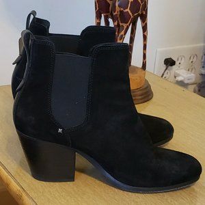 SOLD rag & bone black suede Chelsea boots,  size 8.5 US
